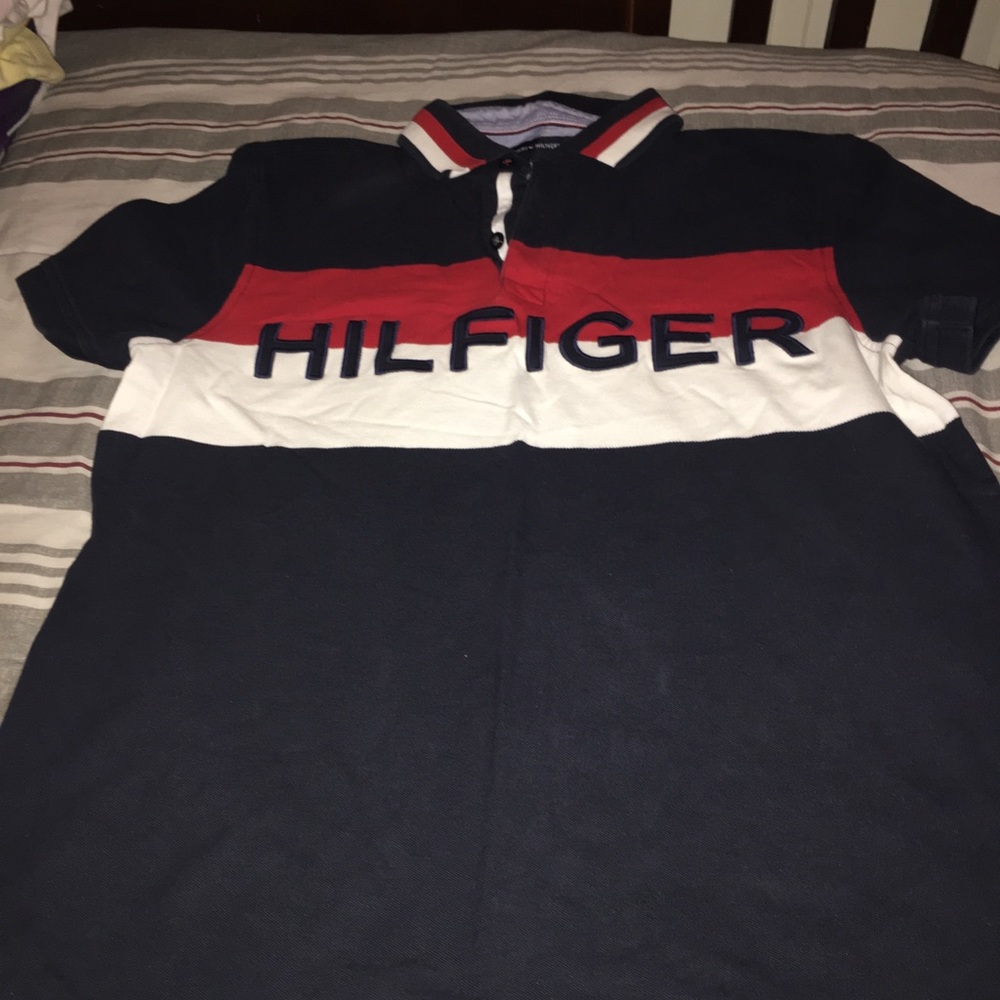 Men’s Tommy Hilfiger polo collared shirt